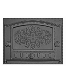 Дверка ДК-2Б (Р) каминная крашенная (с рисунком) (375х300)