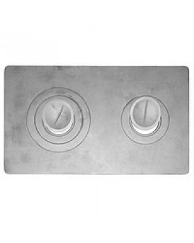 Плита 2х-конфорочная П2-7 (Р) (510х340)