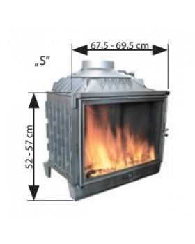 Каминная облицовка PRINCESSA (песчаник, пристенная) (балка №1)-foto2