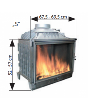Каминная облицовка MARTA (песчаник, пристенная) (балка №1)-foto2