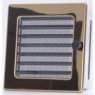 Вентиляционная решетка Золото с жалюзи 17*17