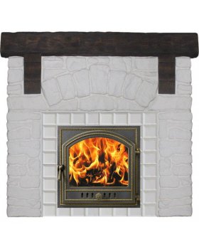 Портал для печей "СТАРЫЙ ЗАМОК" Белый-foto2