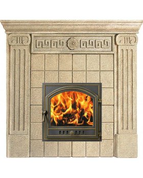 Портал для печей "КОЛОННА" Песочный-foto2