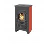 Печь-камин Везувий ПК-01 (270) с плитой, красный