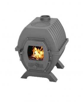 Печь отопительная Везувий чугунная "Триумф 180" теплообменник-foto3