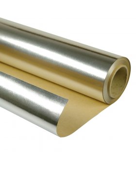Фольга алюминиевая на бумажной основе 15 м2 (1,15м*13 м/п)