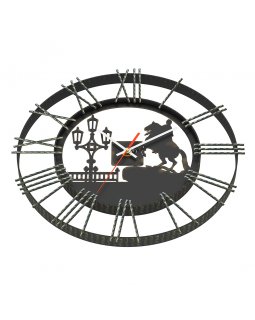 Часы кованные Везувий "Санкт-Петербург"