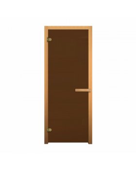 ДС  Бронза Матовая 180х70 (6мм, 2 петли 716 GB) (ХВОЯ)