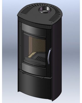 Печь-камин SKI-211/210 ручное регулирование, черный