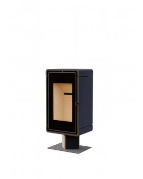 ПЕЧЬ-КАМИН АСТОВ КУБ (ПК 4581) (МЕТ. НА НИЗКОЙ НОГЕ)