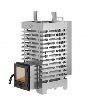 Печь для бани ASTON 20 INOX стекло "АКВА"