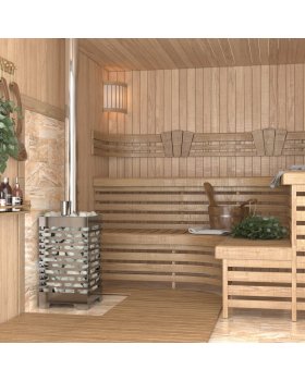 Печь для бани ASTON 20 INOX стекло-foto3