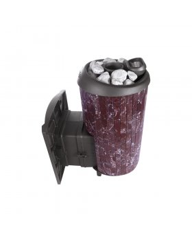 Печь банная «Атмосфера XL» ламели «Россо Леванто»-foto7