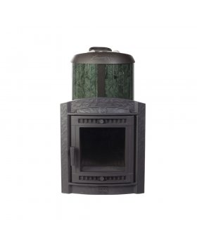 Печь банная «Атмосфера XL» ламели «Верде Гватемала» наборный рисунок