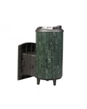 Печь банная «Атмосфера XL» ламели «Верде Гватемала» наборный рисунок-foto2