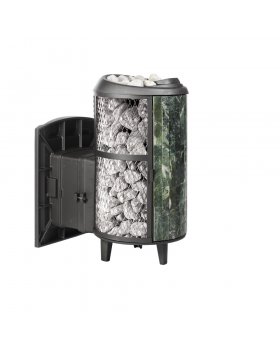 Печь банная «Атмосфера L» комбинированной облицовкой «Змеевик» наборный Печь банная «Атмосфера L» комбинированной облицовкой «Змеевик» наборный