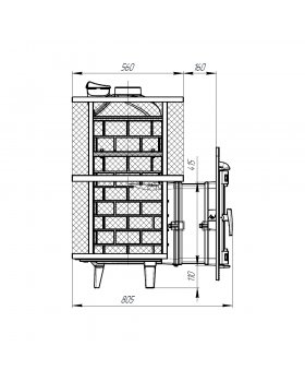 Печь банная «Атмосфера XL» сетка нержавейка-foto5