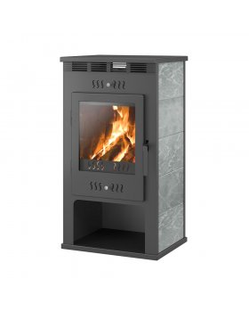 Печь-Камин ASTON 11кВт (180 м3) Ø 150мм Талькохлорит