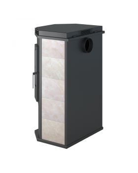 Печь-Камин ASTON 12 кВт (200 м3) Призматик с плитой-foto3