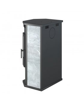 Печь-Камин ASTON 12 кВт (200 м3) Призматик (Талькохлорит)-foto2