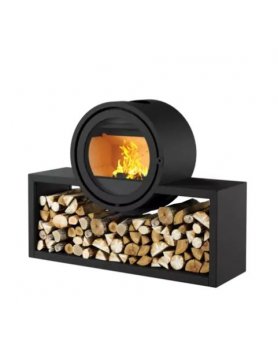 ПЕЧЬ-КАМИН D 600 на подиуме