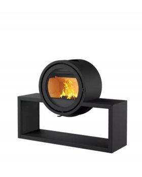 ПЕЧЬ-КАМИН D 600 на подиуме-foto2