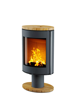 ПЕЧЬ-КАМИН OVAL (Сталь)-foto3