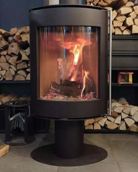 ПЕЧЬ-КАМИН OVAL (Талькомагнезит)-foto5