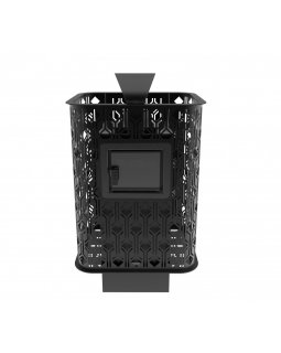 Печь с закрытой каменкой Varna 16 Aisi 430-foto2