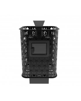 Печь с закрытой каменкой Varna 16 ГАЗ Aisi 430-foto2