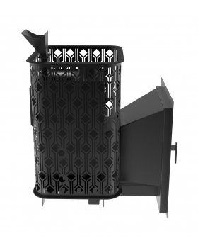 Печь с закрытой каменкой Varna 16 ГАЗ Aisi 430-foto3