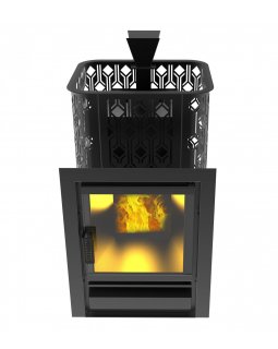 Печь с закрытой каменкой Varna 16 Aisi 430-foto4