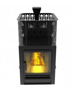 Печь с закрытой каменкой Varna 26 Aisi 430-foto3