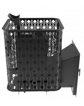 Печь с закрытой каменкой Varna 26 ГАЗ Aisi 430-foto4