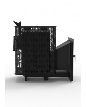 Чугунная печь с закрытой каменкой Verona 18 ГАЗ-foto2