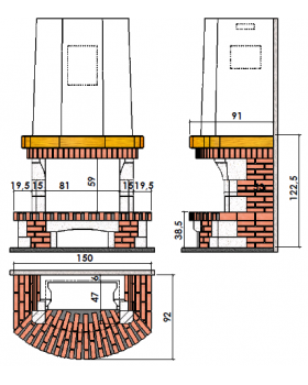 Каминная облицовка CHAZELLES Vilhonneur (стандартный)-foto2