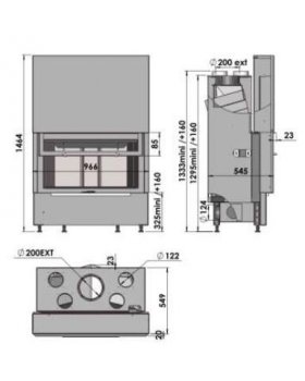 Каминная топка CHAZELLES Cloud 100 R-foto2