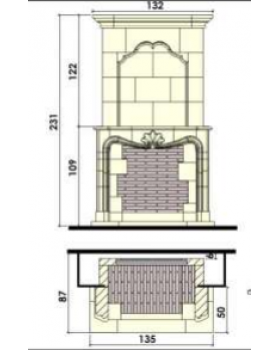 Каминная облицовка CHAZELLES Plessis-foto2
