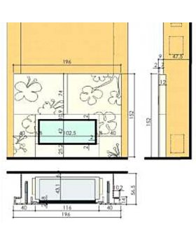 Каминная облицовка CHAZELLES Pivoines-foto2