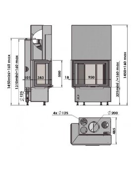 Каминная топка CHAZELLES Cloud 90 R VAG-foto2