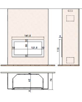 Каминная облицовка CHAZELLES Pornichet-foto2