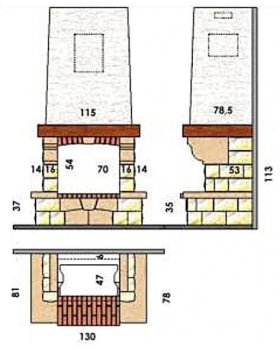 Каминная облицовка CHAZELLES Rochette-foto2