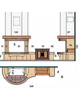 Каминная облицовка CHAZELLES Chanterac-foto2