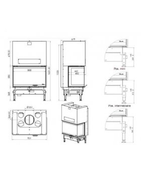 Каминная топка CHAZELLES D1000 3V-foto2
