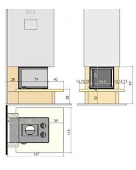 Каминная облицовка CHAZELLES Manhattan-foto2