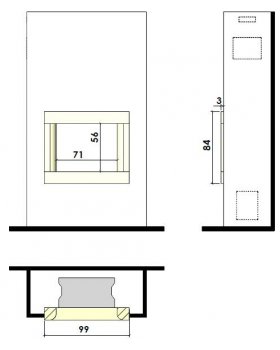 Каминная облицовка CHAZELLES SOLO СS28-foto2