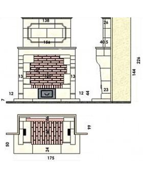 Каминная облицовка CHAZELLES Charente-foto2