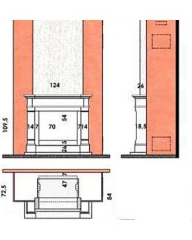 Каминная облицовка CHAZELLES Rambouillet-foto2
