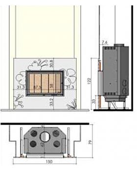 Каминная облицовка CHAZELLES Pensee-foto2