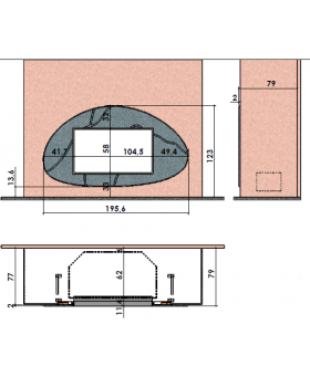 Каминная облицовка CHAZELLES Galet-foto2